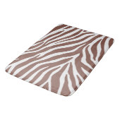 Zebrastrepenpatroon Badmat (Gekanteld)