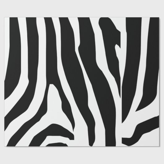 Zebrastrepenpatroon Cadeaupapier (Vlak)