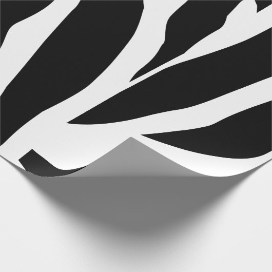 Zebrastrepenpatroon Cadeaupapier (Hoek)