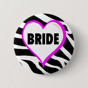 Zebrastropen Ronde Button 5,7 Cm