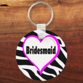 Zebrastropen Sleutelhanger (Voorkant)