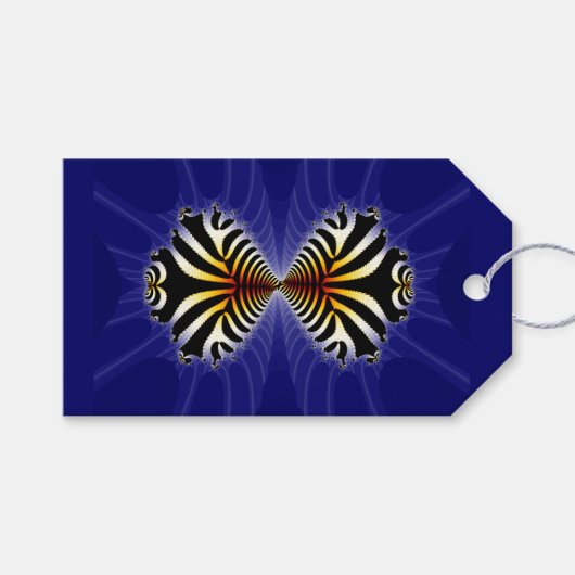 Zebravis Kus Cadeaulabel (Voorkant (Horizontaal))
