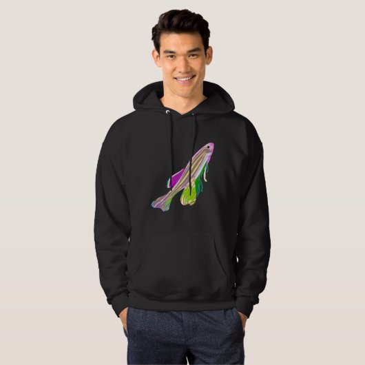 Zebravis Zebra Fish Hoodie (Voorkant volledig)