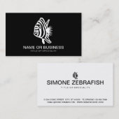 zebravispictogram visitekaartje (Voorkant / Achterkant)
