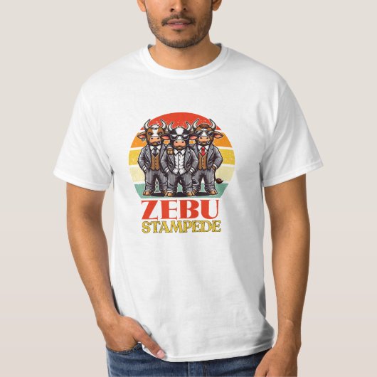 Zebu Lovers Gift Idee T-shirt (Voorkant)
