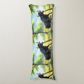 Zebu Meadow Serenade Body Pillow Lichaamskussen (Voorkant Verticaal)