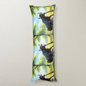 Zebu Meadow Serenade Body Pillow Lichaamskussen (Achterkant (Verticaal))