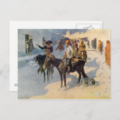 Zebulon Pike Entering Santa Fe Briefkaart (Voorkant / Achterkant)