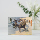 Zebulon Pike Entering Santa Fe Briefkaart (Staand voorkant)