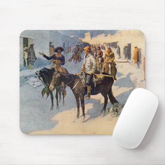 Zebulon Pike Entering Santa Fe Muismat (Met muis)