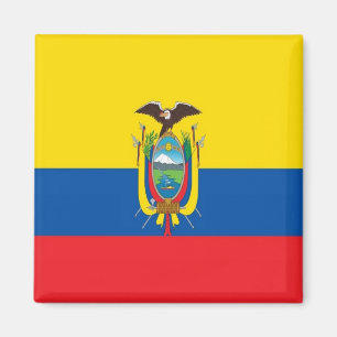 zEC001 ECUADOR, FLAG, Amerika, Fridge Magneet