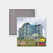 zEC005 TENA, Ecuador, Amerika, Fridge Magneet (Voorkant / Achterkant)