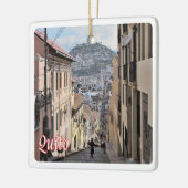 zEC009 QUITO, Old Town, Amerika, Keramisch Ornament (Links)