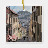 zEC009 QUITO, Oude Stad, Amerika, Keramisch Ornament (Voorkant)