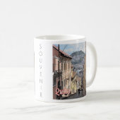 zEC009 QUITO, Oude Stad, Amerika, Koffiemok (Voorkant rechts)