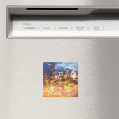 zEC014 MACHALA, Ecuador, Amerika, Fridge Magneet (Insitu (Vaatwasser))