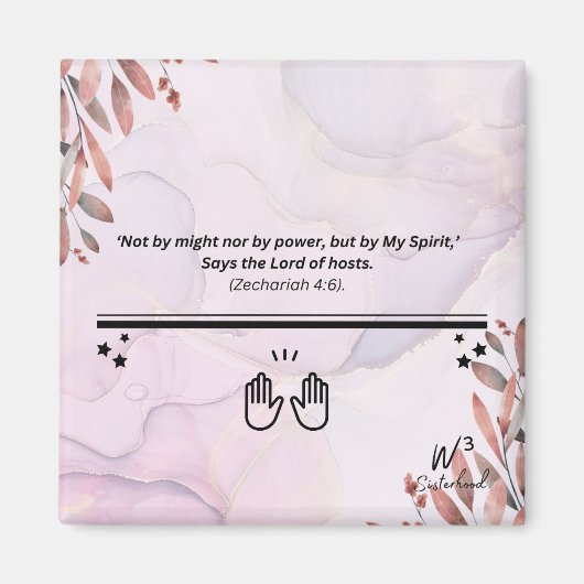 Zech 4:6 magneet (Voorkant)