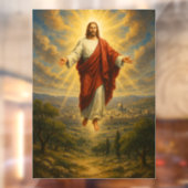 Zechariah 14:4 cling - Jesus returns Raamsticker (Vel 2)