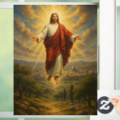 Zechariah 14:4 cling - Jesus returns Raamsticker (Huis)