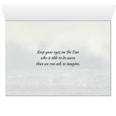 Zechariah 4:6 van My Spirit zegt de Kaart van de H (Binenzijde Horizontaal (Onderkant))