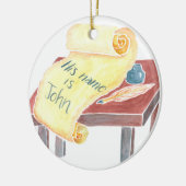 Zechariah & Elizabeth Jesse Tree Keramisch Ornament (Links)