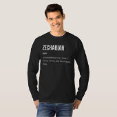 Zechariah Noun An Exceptional Man T-shirt (Voorkant volledig)