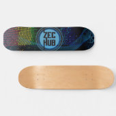 ZecHub Deck v1 Persoonlijk Skateboard (Horizontaal)