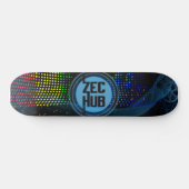 ZecHub Deck v1 Persoonlijk Skateboard (Horizontaal)