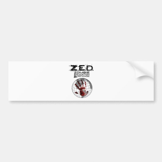 ZED BUMPERSTICKER (Voorkant)