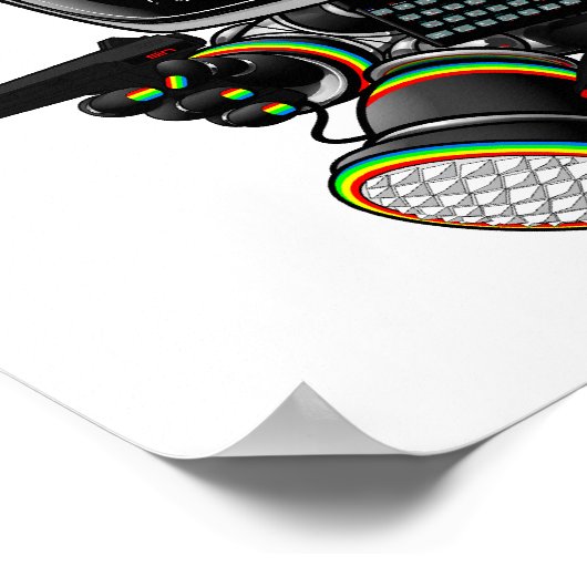 ZED HEX v1.0 Afdrukken Poster (Hoek)