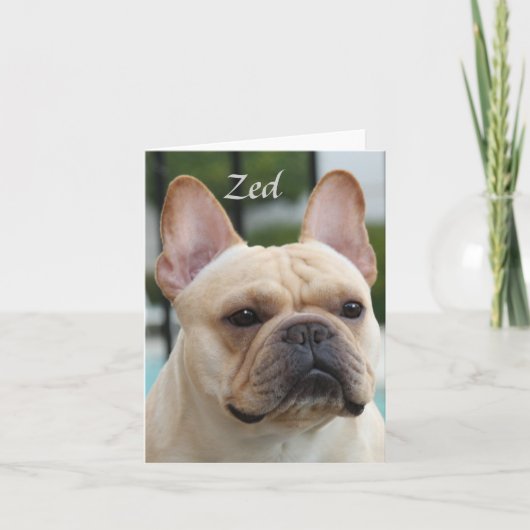 Zed Note-Kaart Kaart (Voorkant)