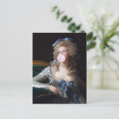 Zedig met Roze Bubble Gum Briefkaart (Staand voorkant)