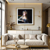 Zedig met Roze Bubble Gum Perfect Poster