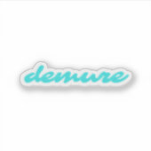 Zedig Sticker (Voorkant)