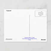 "Zedonk" Briefkaart (Achterkant)