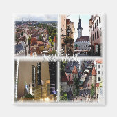 zEE003 TALLINN Estland, koelkast Magneet (Voorkant)