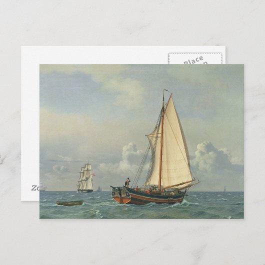 Zee 1831 briefkaart (Voorkant / Achterkant)