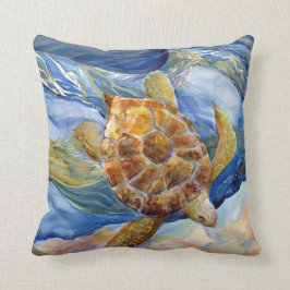 Zee, 20 x 20-inch katoenhoudend Sierkussen