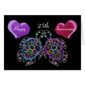 Zee 25e jaarlijkse Kaart (Voorkant Horizontaal)