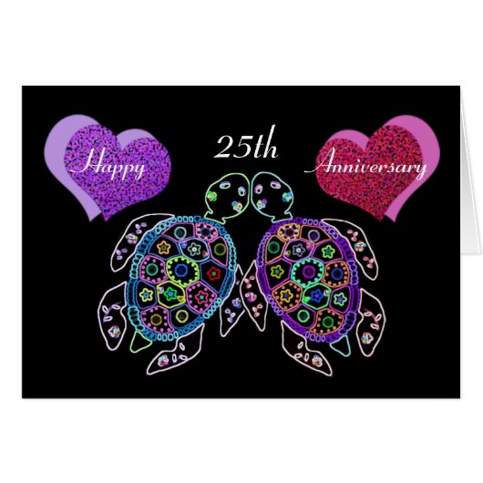 Zee 25e jaarlijkse Kaart (Voorkant Horizontaal)