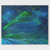 Zee 3D Abstract Cadeaupapier (Vlak)