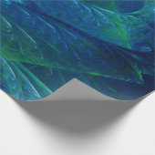 Zee 3D Abstract Cadeaupapier (Hoek)