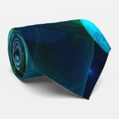 Zee 3D Abstract Stropdas (Opgerold)