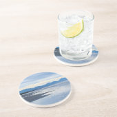 Zee aan de oregon Coastal Beach Ocean Zandsteen Onderzetter (Zijkant)