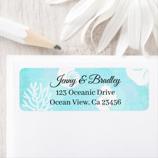  zee aan het strand Zanddollar Etiket (Insitu)