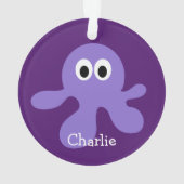 Zee Aangepast monogram ornament (achterkant)