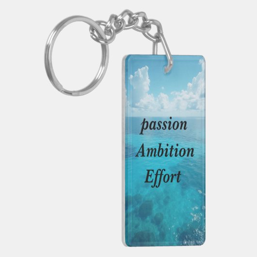 Zee acryl Sleutelhanger (Voorkant Links)