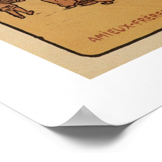  zee adverteren vis poster (Hoek)