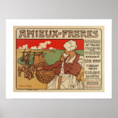  zee adverteren vis poster (Voorkant)