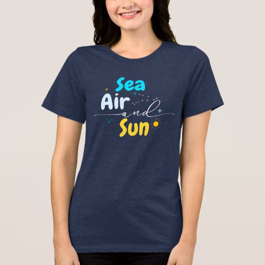 Zee Air en Sun Tri-Blend Shirt (Voorkant)